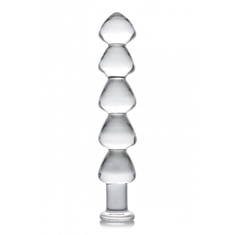 Master Series Drops Anal Links Glass Dildo