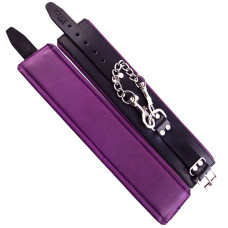 Rouge Garments Ankle Cuffs Padded Purple Trimmed