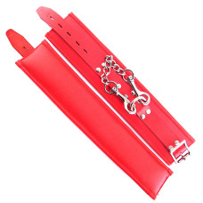 Rouge Garments Ankle Cuffs Padded Red